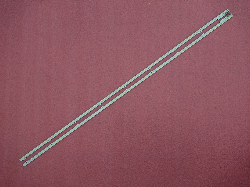 Original 2 PCS*100LED 680mm LED strip 2011SVS55 Right Left UA55D6600WJ LTJ550HW01  BN64-01664A