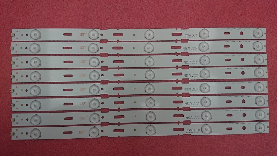 8 PCS 5LED 428mm LED strip for 40VLE6520BL SAMSUNG_2013ARC40_3228N1 40-LB-M520 40VLE4421BF