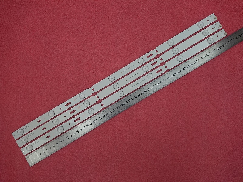 New 3 PCS 7LED 625mm LED strip Replacement for 32CLE6525BG samsung 2014ARC320 3228 B07 LM41-00100A