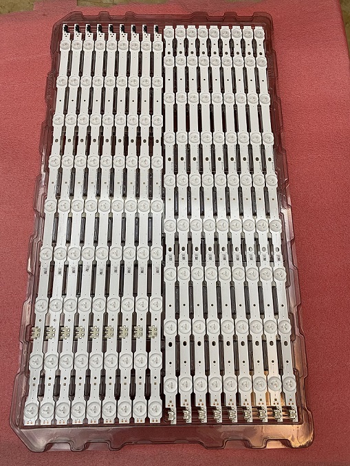 18pcs LED strip for Samsung UN65HU7250F UN65HU7200 2014SVS65_CURVED_3228_R09 L09 BN96-33495A 33496A