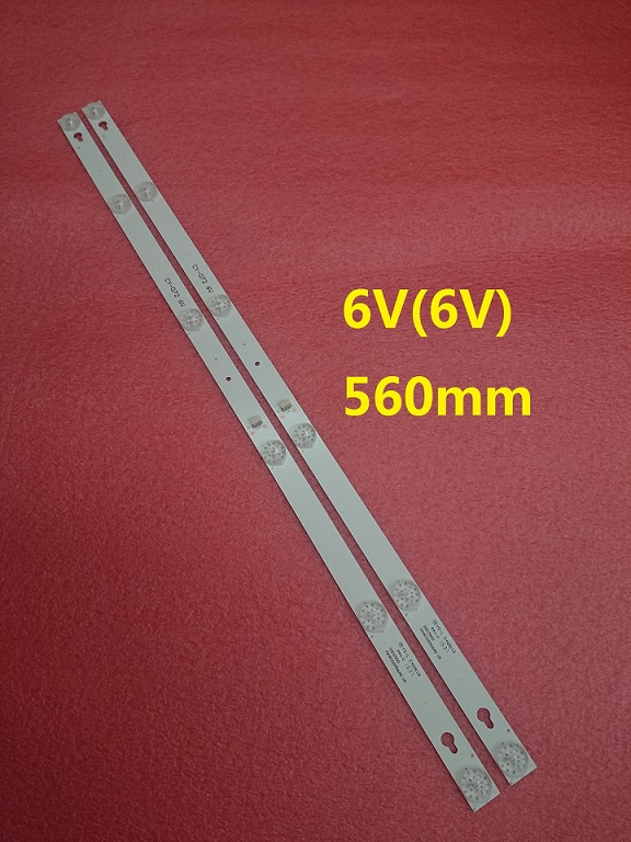 2pcs 6LED(6V) 560mm LED strip for 4C-LB3206-HR03J HR01J 32D2900 32HR330M06A5 V5