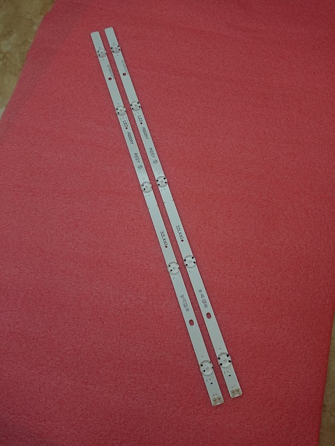 2 PCS 5LED 615mm LED strip for LG 32LK6100PLB 32LK61 SSC_32LK61_BOE(FHD)_5LED_171020 EAV64012401