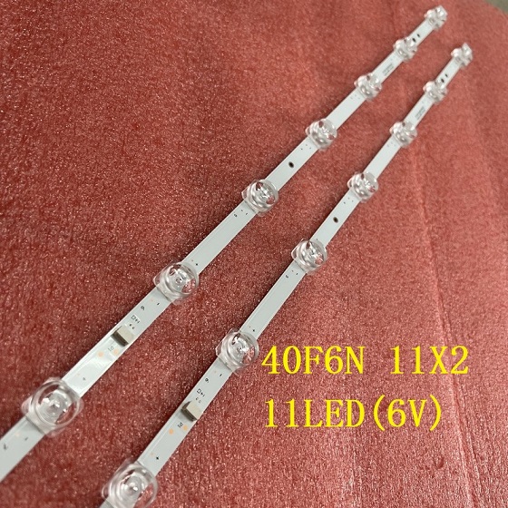 2pcs 11LED LED bar For TCL 40F6N 11X2(10mm) 40HR3300M11A0 V0