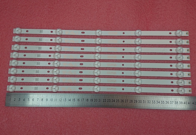 8 PCS LED strip for 43PFF5459 42PUF6052 K420WD7 4708-K420WD-A3213K01 K420WDB TH-43C500C 471R1087
