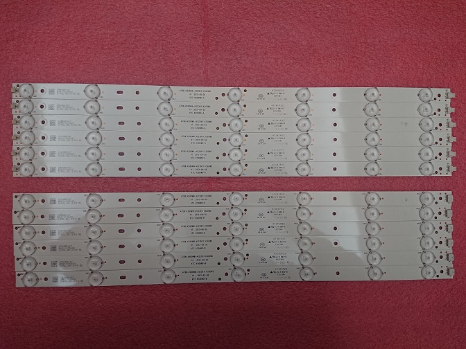 12 PCS LED strip for LE50D8900 4708-K500WA-A1213K1 4708-K500WB-A1213K11 K500WD-A K500WD-B 471R1P13