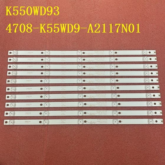 LED bar(10)For K550WD93 4708-K55WD9-A2117N01 DH-LM55-S200