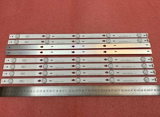 8pcs LED strip for 48FS3750 48D2700 48HR330M05A1 V2 4C-LB4805-HQ4 HR-25709-13735 YHE-4C-LB4805-YH1CK