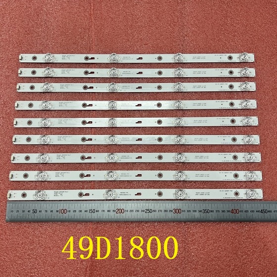 LED bar(9) For Toshiba 49U7750VE 4C-LB490T-YHC YHF TCL_ODM_49D1800_4X9 LX20161124 49HR332M04A3