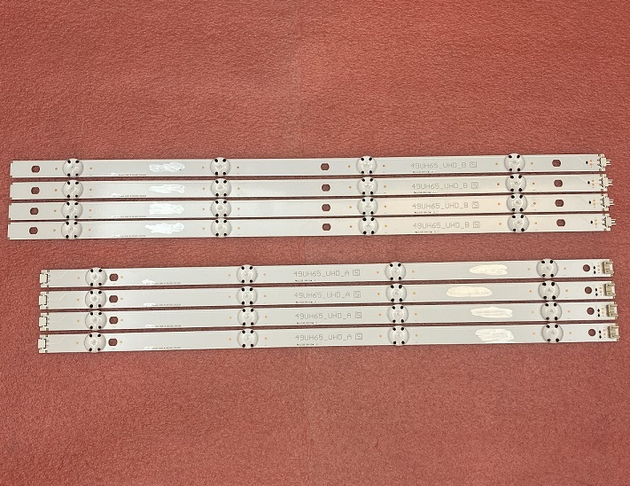8 PCS LED strip for LG 49UH65_UHD_B 49UH65_UHD_A SSC_49inch_UHD_A B