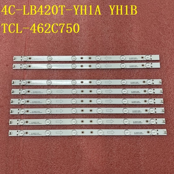 LED strip(12)For  DP42D24 4C-LB420T-YH1B 4C-LB420T-YH1A TCL-462C750 4C-LB420T-HQ2A HQ2B