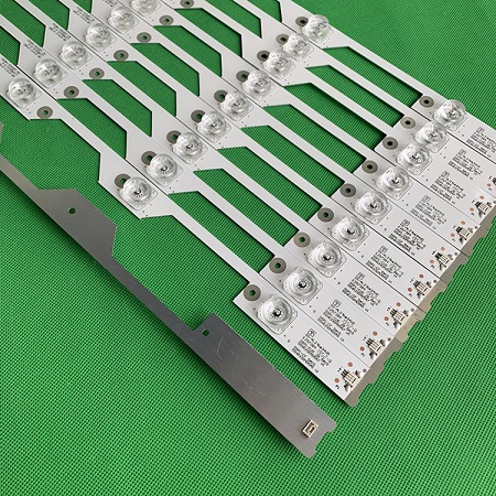 10pcs LED bar For Thomson 55UD6306 LVU550NDEL CD9W18 4C-LB5504-HR3 4C-LB5504-HR4 4C-LB5505-HR01J