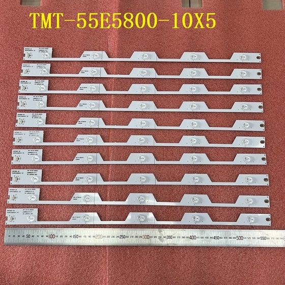 LED bar(10)For THOMSON 55UB6406 55UB6406W LV550NDEL TMT-55E5800-10X5-3030C-V2 4C-LB5505-HR3 HR2
