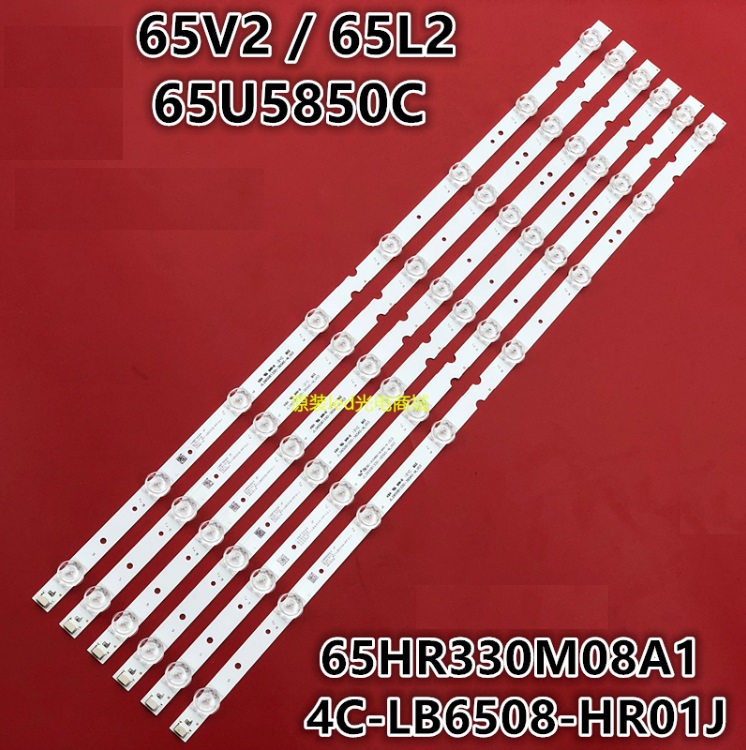 6pcs LED strip For TCL 65S4 65Ss421 65S423 65P65US 65HR330M08A1 4C-LB6508-HR01J 4C-LB6508-PF01J