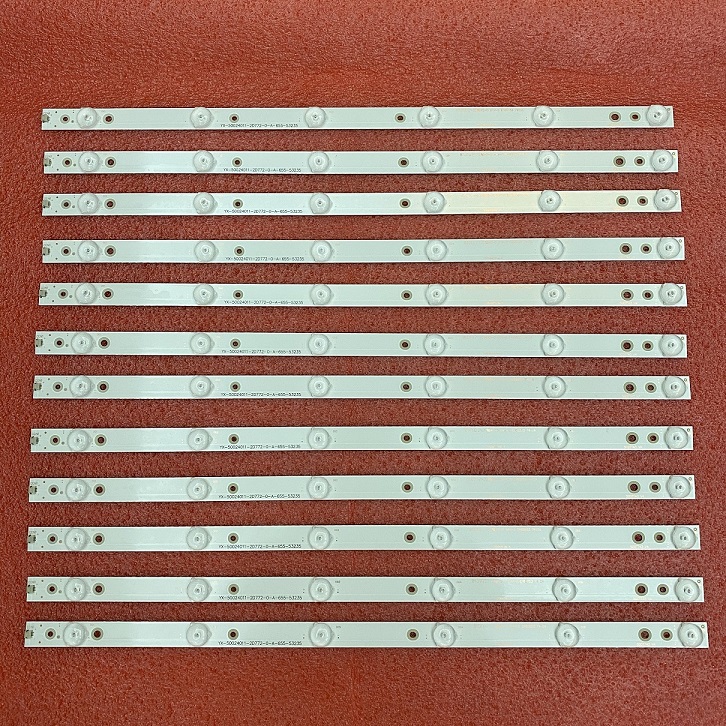 12pcs LED Strip for E50-C1 D50U-D1 D50-D1 500TT43 V3 V4 EVTLBM500P0601-DN-2 EVT LBM500P0601-DN-2