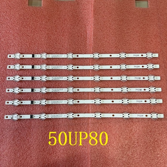 LED strip(6)For LG 50UP8000 50UP8000PUR SSC_Y21 Slim Trident 50UP80 EAV65019801