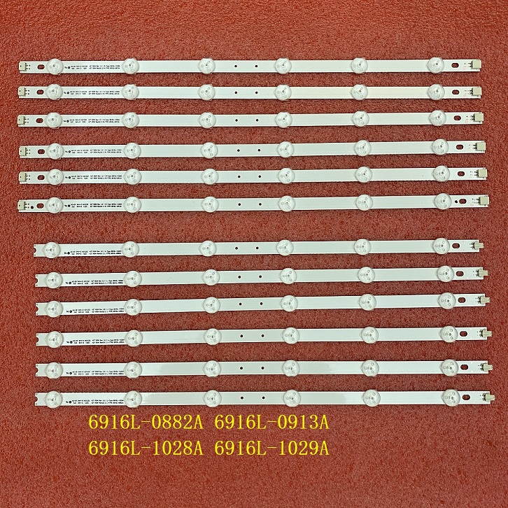 12 PCS LED strip For LG 42LM3700 42LS3400 42LM3400 6916L-0913A 6916L-0882A 6916L-1028A 6916L-1029A