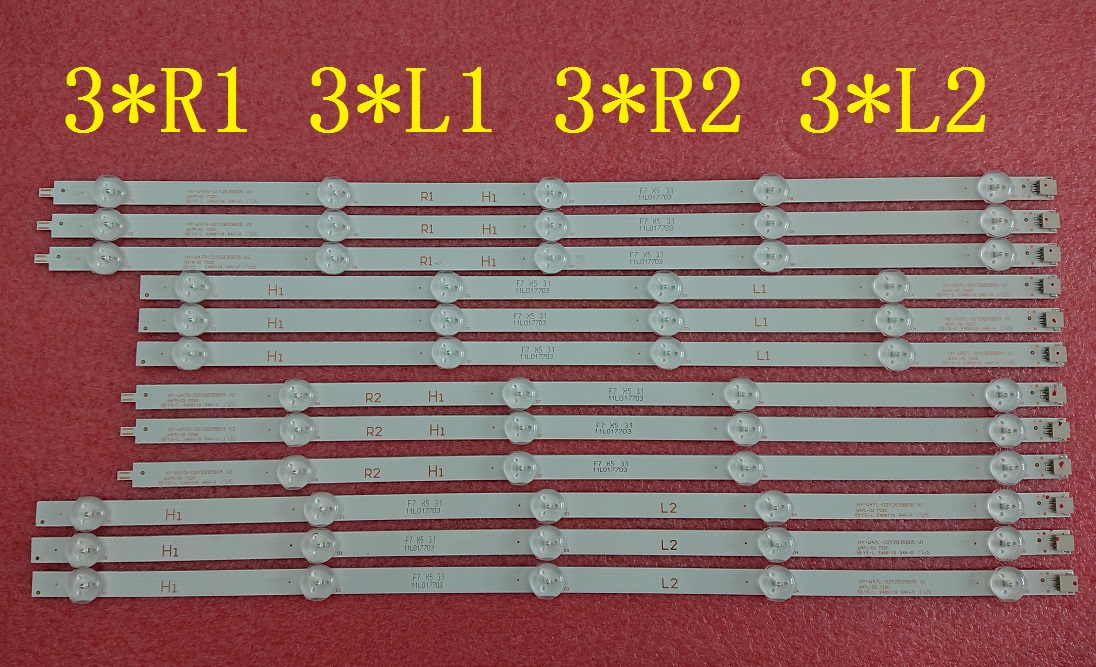NEW LED backlight strip Replacement LED Array 6916L-1259A 6916L-1260A 6916L-1261A 6916L-1262A LC470
