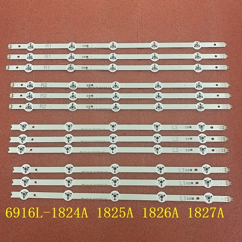 LED bar(12)For Panasonic TX-50AS650E TX-50AS650B 6916L-1824A 6916L-1825A 6916L-1826A 6916L-1827A