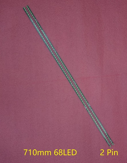 2 PCS 68LED Connector(2pin) LED backlight strip for LG 65UH6030-UC 6922L-0143A 6916L2305A 6916L2306A