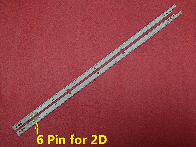 New 2 PCS 60LED 572mm LED strip for Samsung UE46ES5500 SLED 2012SVS46 7032NNB RIGHT60 LEFT60 2D