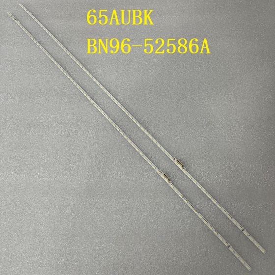 LED Strip(2)For 65AUBK BN96-52586A BN61-17479B STC650AM8 7020 2IN1 64LEDS UN65AU8000 UN65AU8200