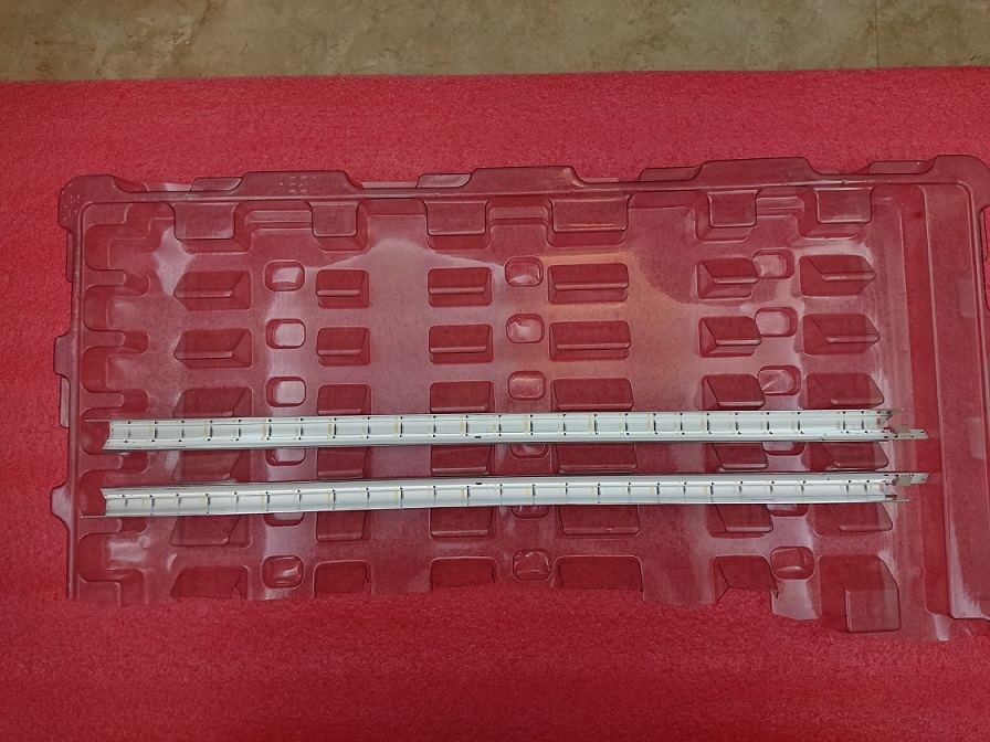 2 PCS LED strip for Samsung Louvre 43