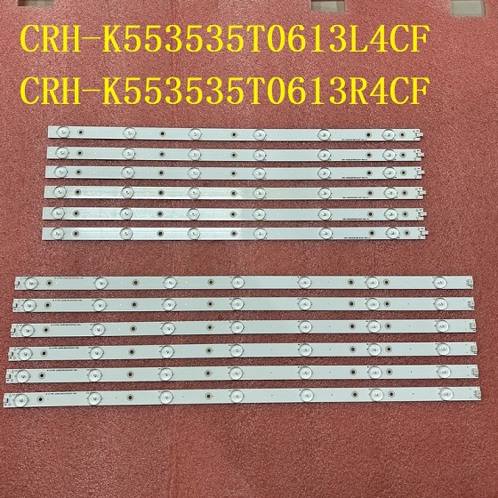 LED Strip(12)For Haier 55E5500U 55E5500 RLD5515A CRH-K553535T0613L4CF-Rev1.1 CRH-K553535T0613R4CF
