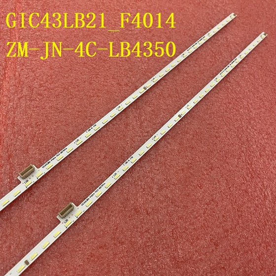 LED bar(2) For L43P6US 43P6F 43T2F 43A860U LVF430NEAL LVU430NEBL GIC43LB21 ZM-JN-4C-LB4350-ZM02L