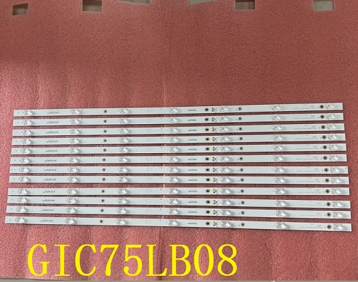 LED strip(12)For TCL 75S421 75S405 LVU750NDBL TCL GIC75LB08 3030F2.1D 4C-LB7507-ZM031