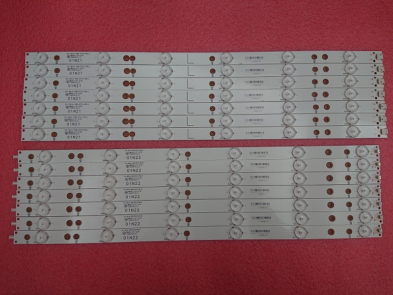 14 PCS/set LED strip for GJ-2K16-490-D712-P5-R GJ-2K16-490-D712-P5-L 01N21 01N22 TPT490U2 49PUS6401