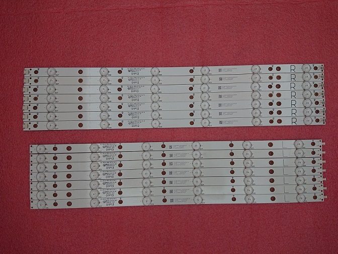 14pcs LED strip for KDL-55W650D GJ-2K16-550-D712-S1-R L TPT550F2 FHBN20.K 01P13 01P12 01N30 01N29