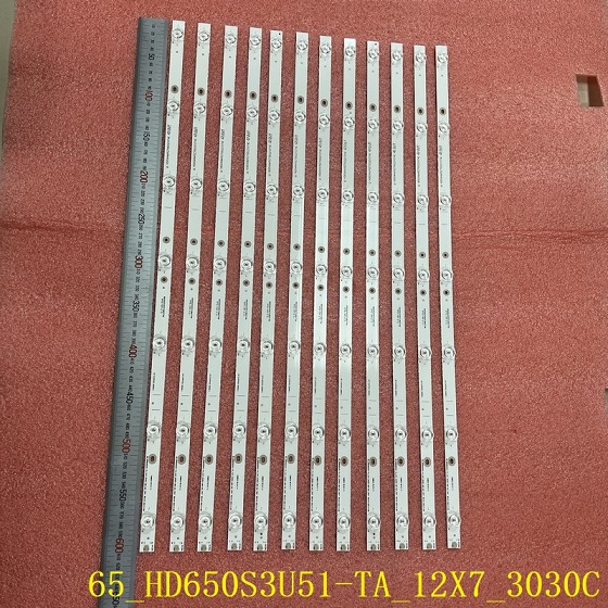 LED bar(12)For H65A6500 H65A6500UK TV HISENSE_65_HD650S3U51-TA_12X7_3030C HE65SUMF98817251103E