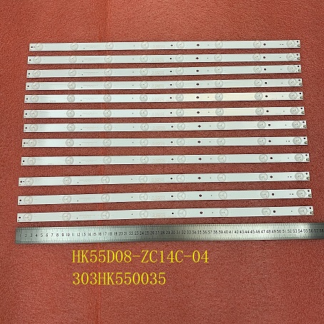 12pcs LED bar for  HK55D08-ZC14C-04 303HK550035 ST5461B03-2 JS-RD81366AN-7001
