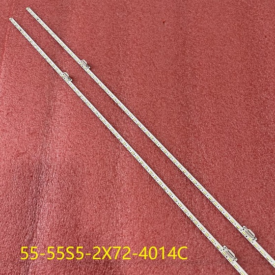 2pcs LED bar For H55U7AUK Hisense-55-55S5-2X72-4014C_9S4P LT-1187231 02180707C