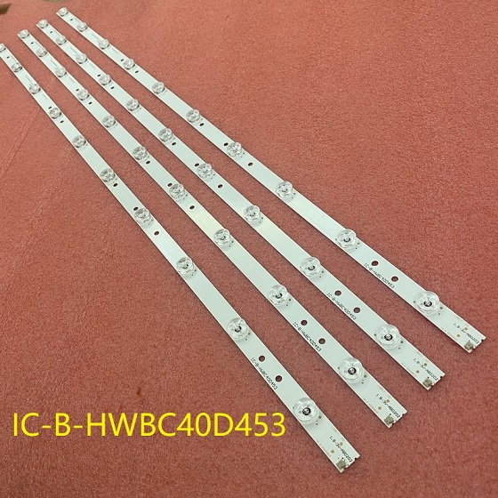 LED bar(4)For IC-B-HWBC40D453 Bush 40/233FDVD 40/233F 40/233I V400H1J V400HJ6-PE1 40F21B-FHD 40F22B