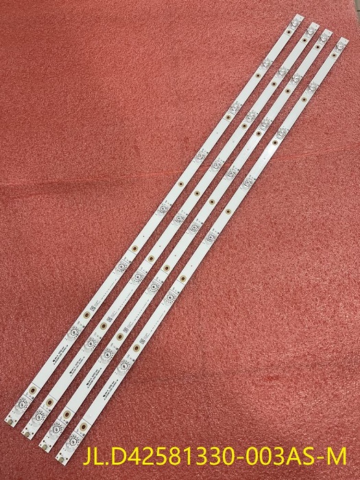 4pcs 8LED LED strip For HISENSE H43A6100 43H6E JL.D42581330-003AS-M 43RGE JHD425S1U51