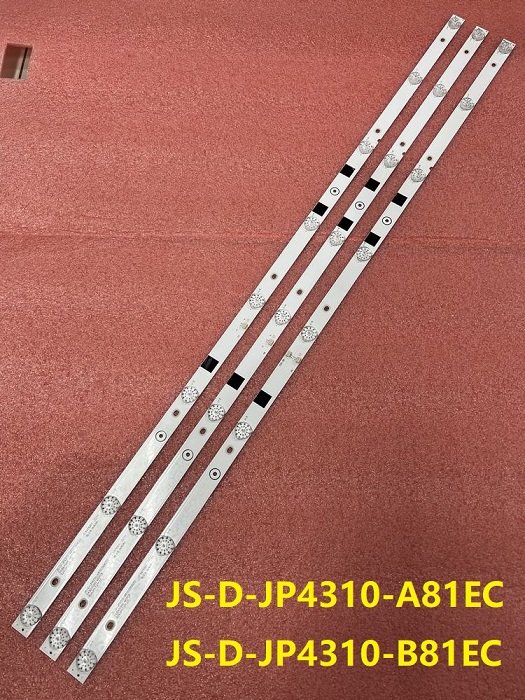 LED strip(3)For AKAI UA43EK1100US UA43EK1100 MS-L2317-A V5 JS-D-JP4310-A81EC B81EC MS-L1149-L R