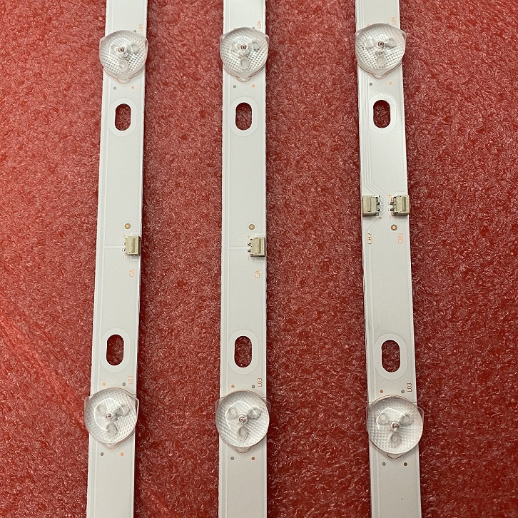 3pcs LED strip For JS-D-JP43DM-A81EC JS-D-JP43DM-B82EC (80227) E43DM1000 MCPCB
