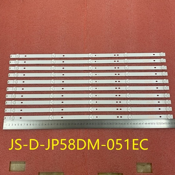 10pcs/set LED bar 5LED for polaroid 58 tvled584k01 JS-D-JP58DM-051EC(81225) E58DM100 3030-5S1P