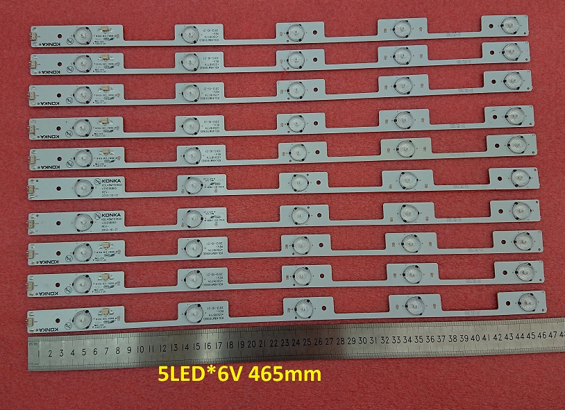 10 Pieces/lot KDL48MT618UD 35018774 35018865 5LED*6V 465mm