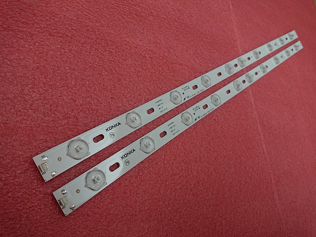 New 2 PCS/set 10LEDs(6V) 644mm LED strip for KONKA KL32GT618 35017727