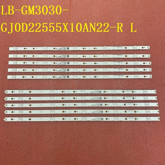 LED bar(10)For LB-GM3030-GJ0D22555X10AN22-R L 55PUS6804/12 55PUS7334/12 55PUS5670/12