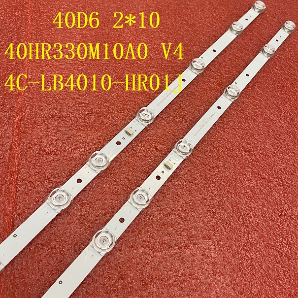 LED strip(2)for THOMSON 40FE5606 TCL 40S325 GIG-40D6-2X10-3030-10EA-LX20180417