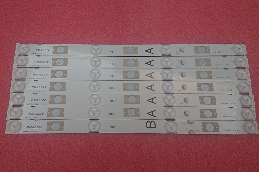 7 PCS/set LED strip for SONY KDL-48WD653 KDL-48W650D LB48009 V0_03 V1_04 E465853 LSY480WN02
