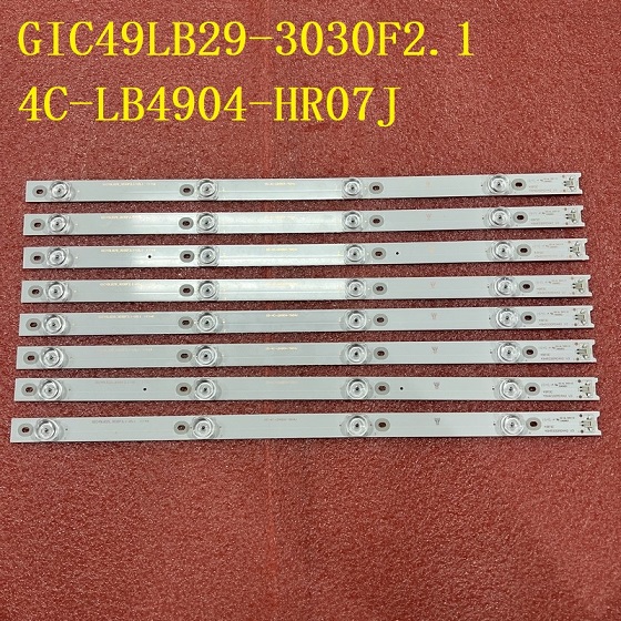 LED strip(8)For THOMSON 49UD6596 TCL B49A81S-UD L49P1-UD L49P2-UD GIC49LB29-3030F2.1 4C-LB4904-HR07J