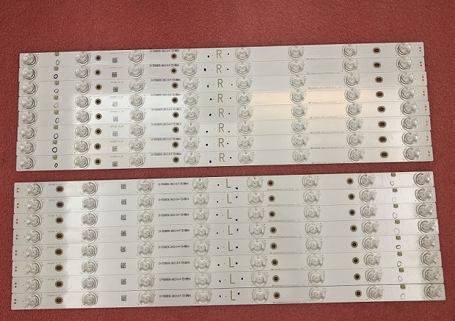 16 PCS LED strip for LB55068 V2_00 V3_00 M30900 25V0 E74739