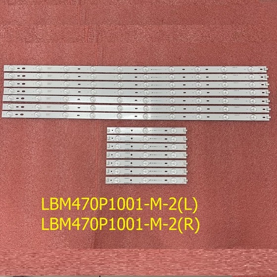 LED bar(14)For 47PFS7109/12 47PFK7109/12 47PFK6589 LBM470P1001-M-2(L) LBM470P0301-N-2(R)