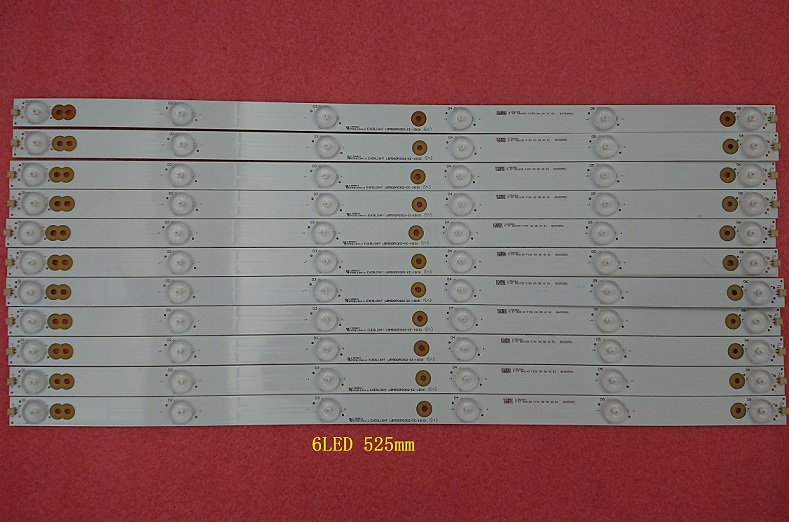 11 PCS*6LED LED backlight strip LBM500P0302-EE-1S for HD500DU-B52 LBM500P0302 LED50K300U