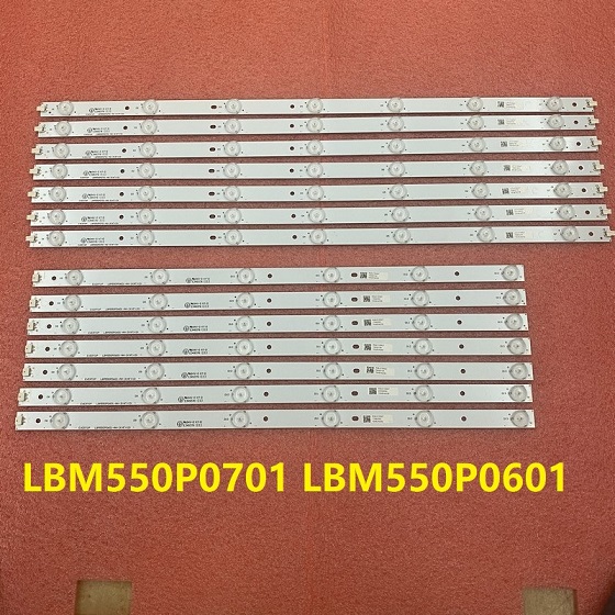LED bar(14) For 55PFT6109 55PFK5109 55PFS5709 LBM550P0701-AG-3 LBM550P0601-AH-3 LBM550P0701-AQ