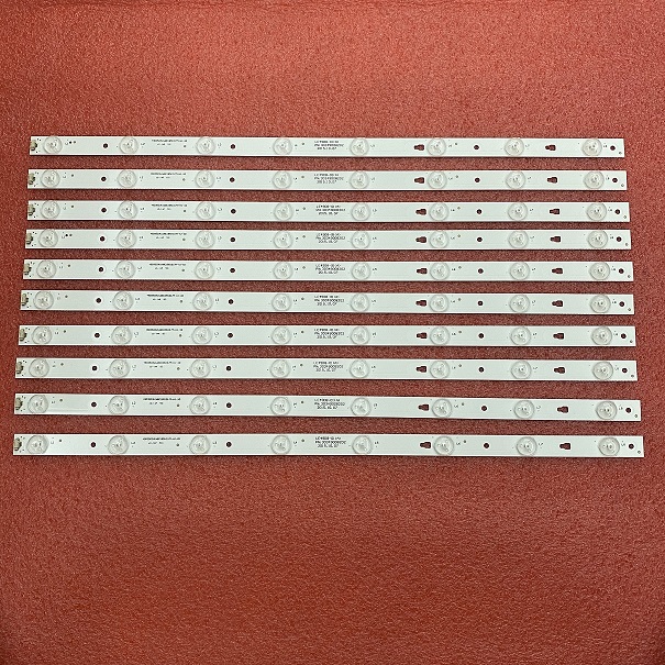 10pcs LED strip for LT-49C550 30349008202 LE49D8-01(A) PY63817B LCD490DUY-SHA2 LE50D8-03 30350008203